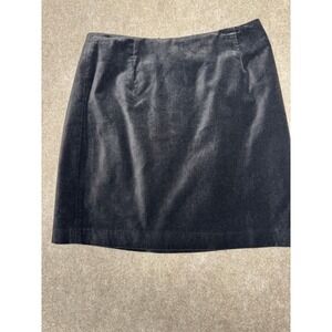 GAP Vintage Black Velvet Skirt Size 8 –‎ 100% Cotton Lined – Light Marks